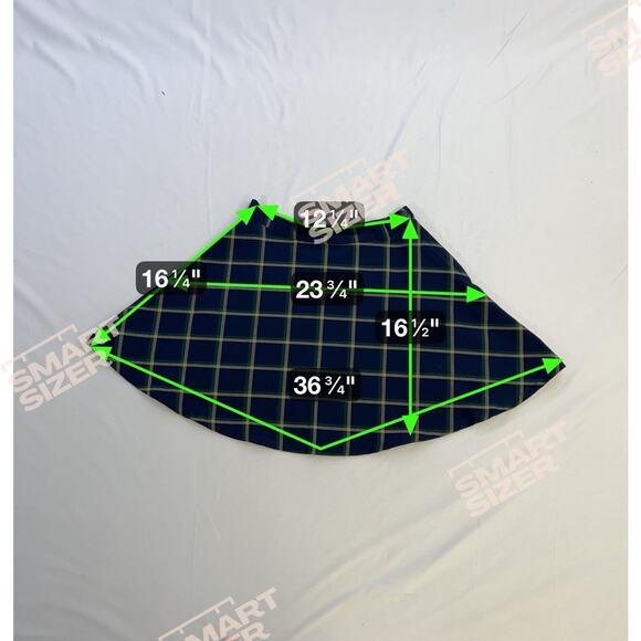 American Apparel Plaid Mini Skirt Academia Punk Y2K Tennis Goth Green Blue Sz M - Picture 9 of 9